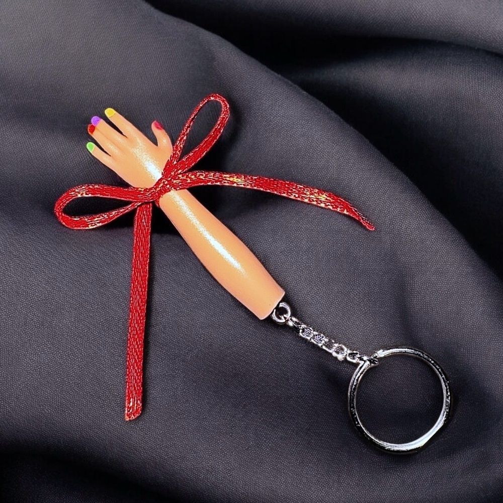 Handmade Dexter Ice Truck Killer Doll Arm Keychain Replica, Dexter Inspired Gift
